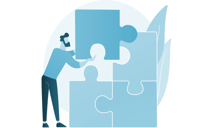 Unsere Werte Illustration